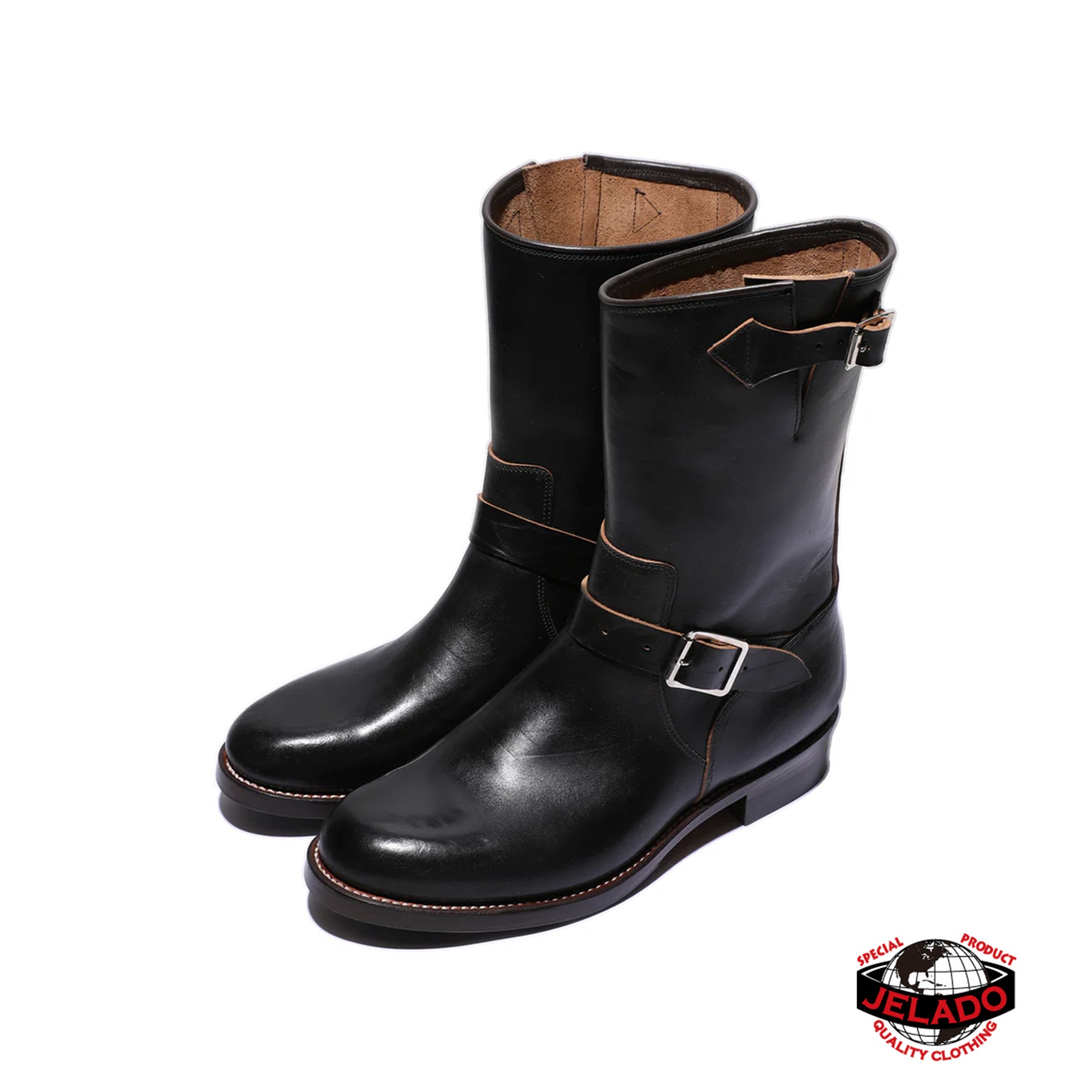 JELADO the BOOTED ENGINEER BOOT (Black - 茶芯)